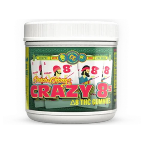 Cheech and Chong Crazy 8s Delta-8 THC Gummies
