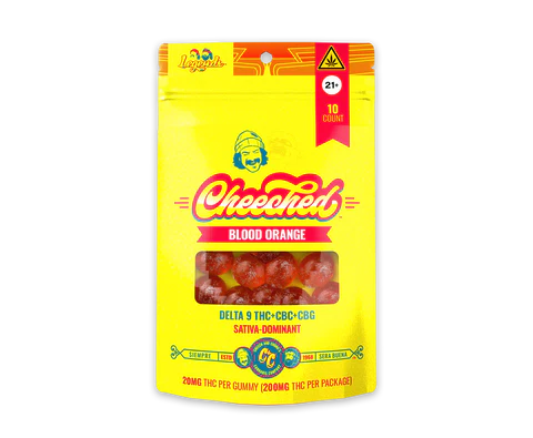 Cheech and Chong Cheeched THC Gummies Blood Orange