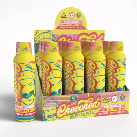 Cheech and Chong THC Shots - Pink Lemonade 10mg